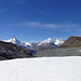 Gletscherzunge mit Blick aufs Matterhorn