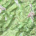 Karte mit dem Ballon d'Alsace (1247m) und Ballon de Servance (1216m).<br /><br />Rot eingezeichet ist meine Route der Tour, leider reichte die Zeit nicht ganz für eine Besteigung vom Ballon de Servance.