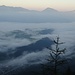 Nebel im Tal zwischen Mittenwald und Krün