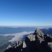 Blick ins Voralpenland von der Westlichen Karwendelspitze aus