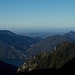  Corni di Canzo con il monte Cornizzolo e la Valbrona a destra il monte S. Primo