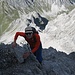 Sven im Schlussanstieg zur Großen Leiterspitze