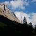 Hallerangerhaus rechts im Schatten 