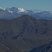   il monte Disgrazia a sinistra e a destra il pizzo Bernina