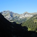 Blick zum Foostock von der Alp Gula