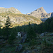 Am oberen Ende von Canton/Alpe Devero. Im Hintergrund das Rothorn.