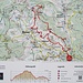 Karte vom Hochtal-Steig (im Internet auch herunterzuladen). Der Beschreibung entsprechend folgten wir ihm im Gegenuhrzeigersinn;<br /><br />Daten: 15,6 km Länge/686 Hm
