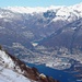 M. Gambarogno - Lago Maggiore, Poncione d'Alnasca, Pizzo Vogorno über dem Val Verzasca mit dem Stausee