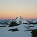 Das Matterhorn (4477,5m) im ersten Morgenlicht.