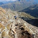 angenehme Passage - mit Ausblick auf die Abstiegsroute, ins Bieltal, Bielerspitze und Vallüla