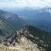 Blick nach Osten Richtung Wetterstein und Karwendel