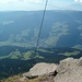 Tiefblick vom Sarner-Scharten-Berg ins 1500m tiefer gelegene Sarntal
