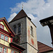 Der Kirchturm von Appenzell.