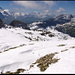 Beim Aufstieg, Blick Richtung Tierwang (ganz hinten rechts, wo ich dann beim Abstieg vorbei kommen werde.