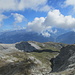 rechts der Tschepgrat, links das Gebiet um die Alpe Mora