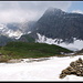 Tierwang, Blick zurück (ich kam vom Schneefeld ganz links oben runter).