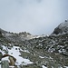 Es lag nur wenig Schnee im Aufstieg zur Fuorcla d'Agnel.