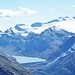 Mattmark Stausee und Schwarzberggletscher