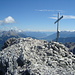 Blick nach Osten ins Inntal, links die Mieminger und das Karwendel, rechts die Sellrainer Berge(Stubaier Alpen)
