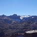 Blick Süd im Aufstieg, Talschluss der Alta Val Curciusa mit Piz di Pian; Pizzo Ferrè 
