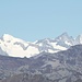 <b>Gross Wannenhorn (3906 m), Gross Grünhorn (4044 m), Klein Grünhorn (3913 m) e Gross Fiescherhorn (4049 m).</b>