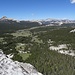On top, looking down Tuolumne Meadows where there are the famous...