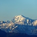 Der Mont Blanc hat bereits Sonne