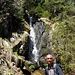 Ein Wasserfall am Sentier des Roches.