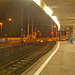 Kurz nach 06.00 Uhr am Bahnhof Bolligen