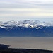 Der östliche Teil des Genfersee, links unten Lausanne