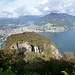 Panorama vom San Salvatore gegen Norden - Lugano