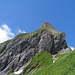 Wieder unten. Rückblick zum Gipfel.
