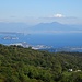 Der Blick in den Golf von Napoli mit dem Vesuv