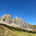 Gut zu sehen die Alpine Rossegg Route auf den Gauschla