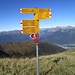 Bivio per l'Alpe di Campo e per l'Alpe Duragno
