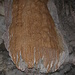 La stalattite più bella del Buco del Piombo.