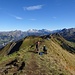 Auf dem Gratwanderweg. Blick zurück.