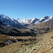 Aussicht vom Hüttenweg zur Grialetschhütte Richtung Scalettapass