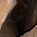 Die Schlüsselstelle bei der Befahrung des Kerkers bildet ein "echter" kleiner Schacht - damit ist diese interessante Höhle nur bedingt tauglich für "Unterwelten-Anfänger"!