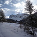 Aufstieg zum Chalet Blanc Blick auf Le Touno