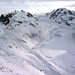 Ausblick vom Gornergrat:  Monte Rosa und Liskamm