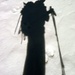 Mein Schatten ist heute auch mal wieder dabei. Endlich wieder Sonne!