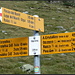 Abzweigung zum Passo del Narèt, den ich dann beim Rückweg überschreite.