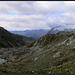 Cristallinapass, in der Ferne grüsst der Basodino.