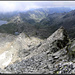 Blick vom Gipfel zum Lago del Narèt.