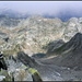 Cristallina, auf dem Gipfel, nochmals Blick zur Cristallinahütte.