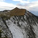 Verschneite Nordflanke der Melkspitze mit der Tälispitze