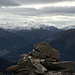 Gipfelblick in Richtung Weissfluh, oberhalb Davos.