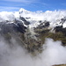 Blick von der Domhütte zum Weisshorn