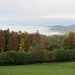 Schon über dem Nebel: Blick Richtung Gommiswald